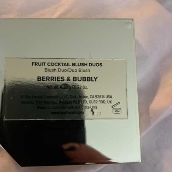 Too faced fruit, cocktail, blush duo in Barry and bubbly - Picture 3 of 3